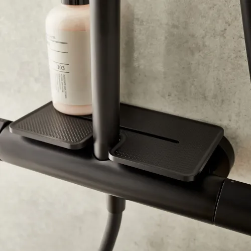 Полка для смесителя Metro чёрная E24316-BL Jacob Delafon