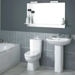 Унитаз-компакт Panache 37х65 см, нижняя подводка, универсальный выпуск, без сиденья E1370-00+E1368-00 Jacob Delafon