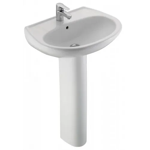 Подвесная раковина Brive 60х48х14,5 см, санфарфор, с отв. под смеситель E1286-00 Jacob Delafon