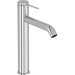 Высокий смеситель на столешницу Grands Boulevards 20 см, неповоротный излив, без донного клапана E77959-4AND-CP Jacob Delafon