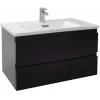 Модуль под раковину Madeleine 79,8х46,2х45,2 см, 2 ящика, встроенные ручки, черный глянцевый EB2053-J52 Jacob Delafon