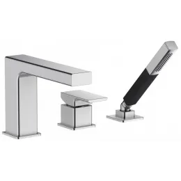 Смеситель на борт ванны Strayt на 3 отв. E37337-CP Jacob Delafon