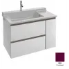Модуль под раковину Soprano 96х53,5х63,4 см, 1 дверца, 2 ящика, сливовый EB1331-N04 Jacob Delafon