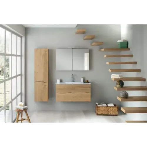 Модуль под раковину Sherwood 100х46х50 см, натуральный дуб, система push-to-open EB1833RU-P6 Jacob Delafon