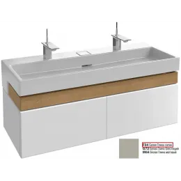 Модуль под раковину Terrace 120х48х38 см, белая глина сатин, верхний ящик из цельного дерева, система push-to-open EB1188-F84 Jacob Delafon
