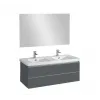 Комплект мебели для ванной Odeon Up 120 см, серый антрацит, подвесной монтаж E4730-00+EB1085-NF+EB892-N14 Jacob Delafon