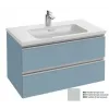 Модуль под раковину Vox 80х46х45,2 см, 2 ящика, голубой шторм сатин, встроенные ручки EB2028-RA-S25 Jacob Delafon