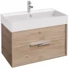 Модуль под раковину Vivienne 79,9х45,2х45,2 см, 2 ящика, дуб давос натуральный EB1667-E75-E75 Jacob Delafon