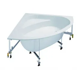 Акриловая ванна Domo 135х135 см, с каркасом и фронтальной панелью, угловая симметричная E60224-00 Jacob Delafon