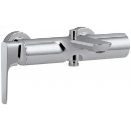 Настенный смеситель Aleo+ настенный, с выходом на душ (без лейки), неповоротный излив E72319-CP Jacob Delafon