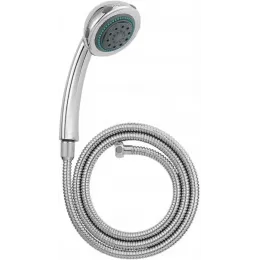 Душевая лейка Basic 2 двойная оплетка 1,75 м, 3 режима, шланг в комплекте E14332-CP Jacob Delafon