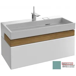 Модуль под раковину Terrace 100х48х38 см, ментол сатин, верхний ящик из цельного дерева, система push-to-open EB1187-S43 Jacob Delafon