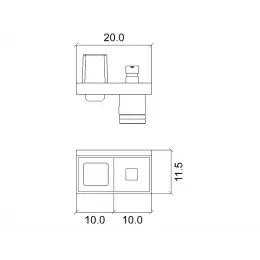 Набор аксессуаров INDA INDISSIMA BARRA 200A67MNS