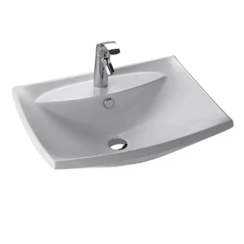 Подвесная раковина Escale 65х52х15 см, одно сквозное отверстие для смесителя, два размечено, санфарфор E1211-00 Jacob Delafon