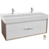 Модуль под раковину Vivienne 119,9х45,2х45,2 см, 2 ящика, дуб давос натуральный EB1669-E75-E75 Jacob Delafon