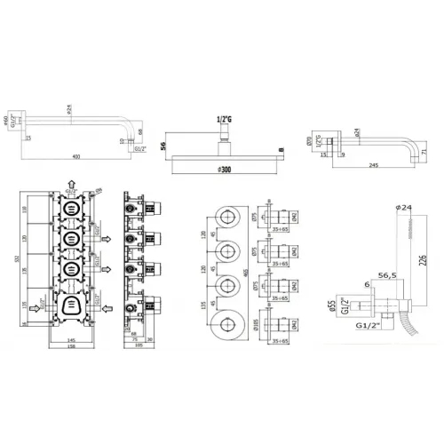Комплект для ванны PAFFONI Modular Box KITMB019HGSP141KING