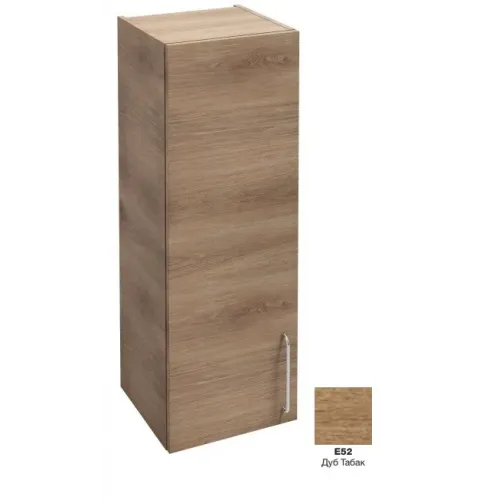 Шкаф Odeon Rive Gauche 40х34х100,3 см, шарниры слева, 2 полки, ручка хром, дуб табак EB2571G-R5-E52 Jacob Delafon
