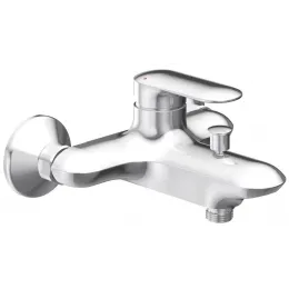 Настенный смеситель Kumin неповоротный излив, с выходом на душ (без лейки) E99460-CP Jacob Delafon