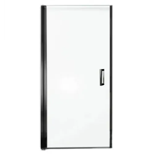Душевая дверь в нишу Contra 90х200 см, матовый, реверсивная, 6 мм, черный профиль E22T90-BL Jacob Delafon