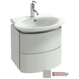 Модуль под раковину Presqu'ile 50х41х45 см, серый титан лак, 2 выдвижных ящика EB1102-N21 Jacob Delafon