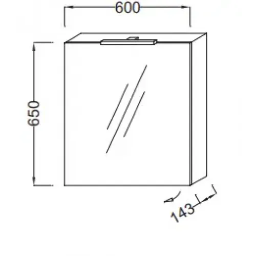 Зеркало Odeon Up 60х65 см, малиновый блестящий, левосторонний, с двойным стеклом, с подсветкой EB795GRU-R3 Jacob Delafon