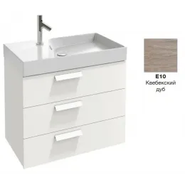 Модуль под раковину Rythmik 79,5х45х63,4 см, квебекский дуб, 3 выдвижных ящика EB1309-E10 Jacob Delafon