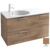 Модуль под раковину Odeon Rive Gauche 100х50,8х56,8 см, 2 ящика + 1 дверца, дуб табак, ручки хром EB2544-R5-E52 Jacob Delafon