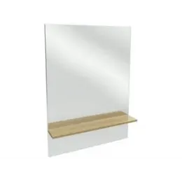 Зеркало Struktura 79х107,2 см, высокое, розовое дерево EB1213-E13 Jacob Delafon