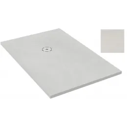 Поддон Singulier 120х90х3 см, жемчужно-белый, матовый, антискользящее покрытие, прямоугольный, Neoroc E67023-MAM Jacob Delafon