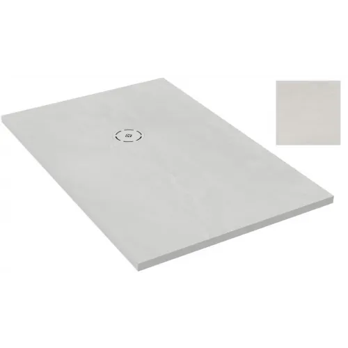 Поддон Singulier 120х90х3 см, жемчужно-белый, матовый, антискользящее покрытие, прямоугольный, Neoroc E67023-MAM Jacob Delafon