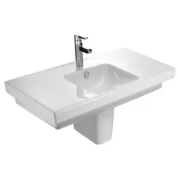 Подвесная раковина Odeon Up 105х50х13,8 см, с отверстием для смесителя, санфарфор E4731-00 Jacob Delafon