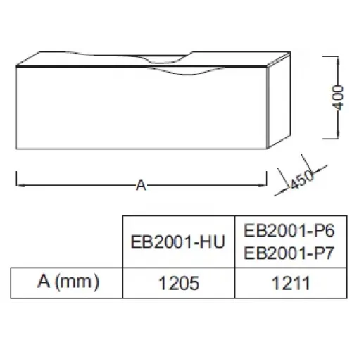 Комплект мебели для ванной Stillness 120 см, натуральный дуб, смещенная установка раковины, подвесной монтаж, с подсветкой E1292-09-00+EB2001-P6+EB2008-NF Jacob Delafon