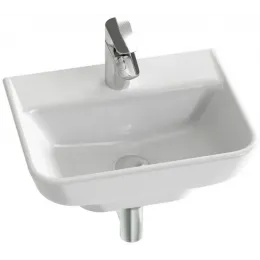 Подвесная раковина Struktura 45х35х12,8 см, 1 отв. под смеситель, без перелива, санфарфор EGH011-00 Jacob Delafon