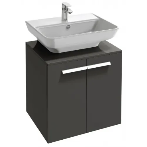Модуль под раковину Struktura 60х47х57,6 см, 2 дверцы, серый антрацит EB1384-N14 Jacob Delafon