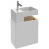 Модуль под раковину Terrace 49,5х28х49,5 см, белый блестящий, 1 дверца, шарниры слева EB1178-G1C Jacob Delafon