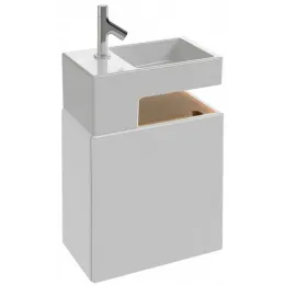 Модуль под раковину Terrace 49,5х28х49,5 см, белый блестящий, 1 дверца, шарниры слева EB1178-G1C Jacob Delafon