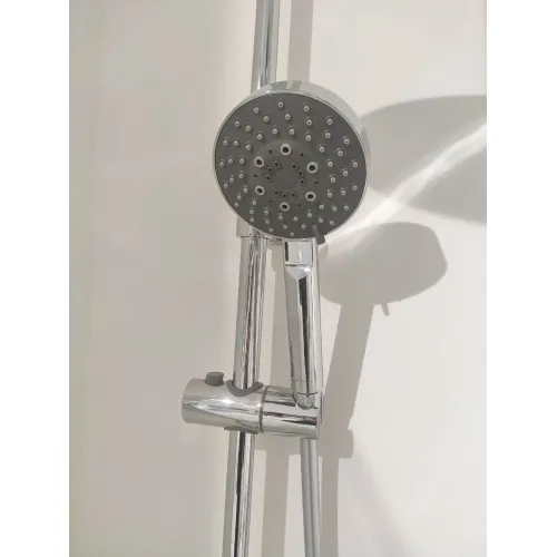 Душевая система без излива Brive выставочный образец, 5 режимов, 20 см, round, верхний душ, с лейкой E24329-CP/У Jacob Delafon