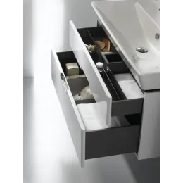 Модуль под раковину Reve 97,3х43,5х44,5 см, 2 ящика, серый антрацит глянцевый EB1136-442 Jacob Delafon