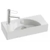 Подвесная раковина Odeon Rive Gauche 50х22,5х8,5 см, отверстие под смеситель слева, санфаянс EGO112-55-00 Jacob Delafon