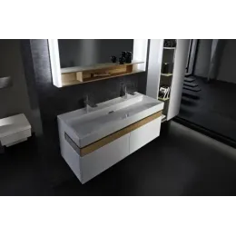 Модуль под раковину Terrace 100х48х38 см, 2 ящика, черный матовый, система push-to-open EB1187-M61-M61 Jacob Delafon