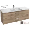 Модуль под раковину Vox 120х46х45,2 см, 2 ящика, светло-коричнеый матовый, прямые ручки EB2071-R4-M65 Jacob Delafon