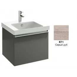 Модуль под раковину Odeon Up 62х38,4х45 см, серый дуб EB886-E71 Jacob Delafon