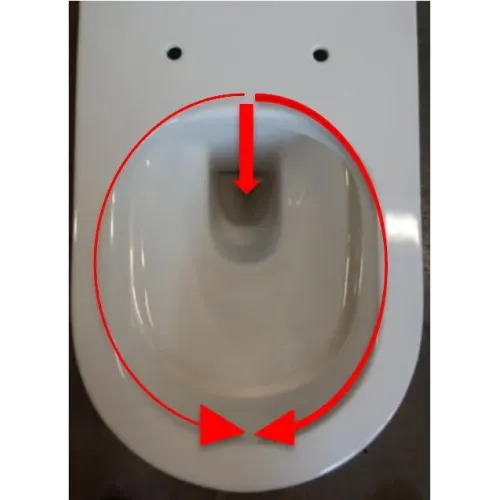 Чаша унитаза-компакта Rodin безободковый UJAB102-00 Jacob Delafon