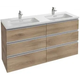 Модуль под раковину Vox 140х60х73,4 см, 6 ящиков, квебекский дуб, встроенные ручки EB2040-RA-E10 Jacob Delafon