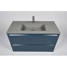 Тумба с раковиной INDA Piccadilly 80BD Cemento