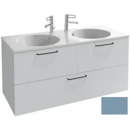 Модуль под раковину Odeon Rive Gauche 120х50,8х56,8 см, 3 ящика, ручки черные, аквамарин матовый EB2545-R9-M43 Jacob Delafon