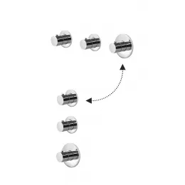 Комплект для душа PAFFONI Modular Box KITMB018CRKING