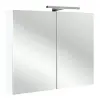 Зеркало Rythmik 80х65 см, шкаф, белый блестящий, подсветка, с подсветкой EB796-N18 Jacob Delafon