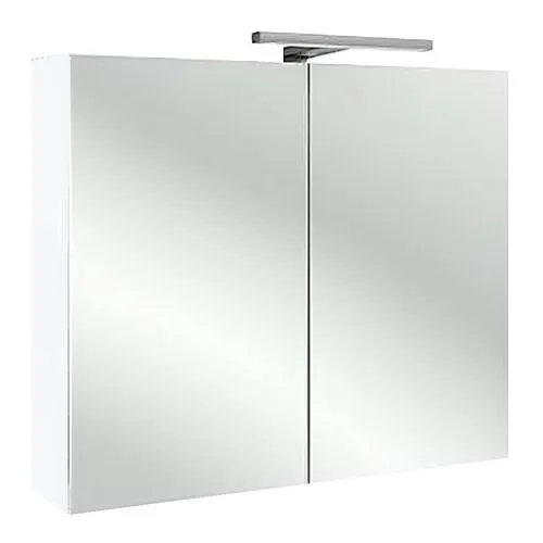 Зеркало Rythmik 80х65 см, шкаф, белый блестящий, подсветка, с подсветкой EB796-N18 Jacob Delafon