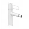 Смеситель для биде Odeon Rive Gauche ручка белая, белый цвет, с донным клапаном E21033-00-00 Jacob Delafon
